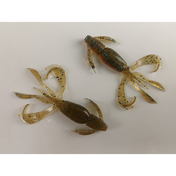 Силікон Keitech Crazy Flapper 2.4" (10 шт/уп),, колір: 403 green weenie blue, Довжина силікону: 2.4" (6.1 см), Колір силікону: 403 Green Weenie Blue, фото , изображение 4