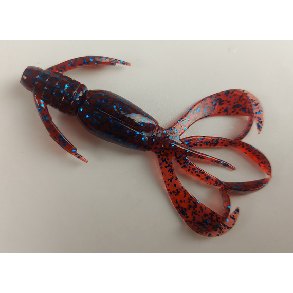 Силікон Keitech Crazy Flapper 2.4" (10 шт / уп), колір: ea#03 grape, Довжина силікону: 2.4" (6.1 см), Колір силікону: EA#03 Grape, фото , изображение 2