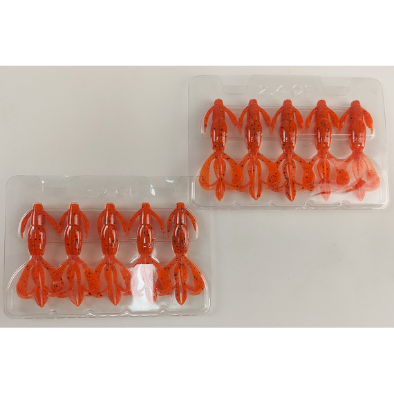 Силікон Keitech Crazy Flapper 2.4" (10 шт/уп),, колір: ea#13 spicy mustard/blue, Довжина силікону: 2.4" (6.1 см), Колір силікону: EA#13 Spicy Mustard/Blue, фото , изображение 7