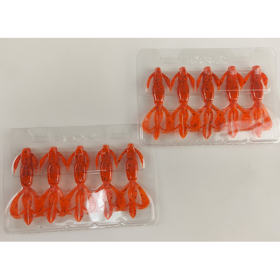 Силікон Keitech Crazy Flapper 2.4" (10 шт/уп),, колір: ea#13 spicy mustard/blue, Довжина силікону: 2.4" (6.1 см), Колір силікону: EA#13 Spicy Mustard/Blue, фото , изображение 8