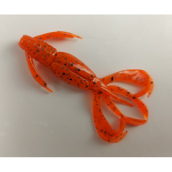 Силікон Keitech Crazy Flapper 2.4" (10 шт/уп),, колір: ea#13 spicy mustard/blue, Довжина силікону: 2.4" (6.1 см), Колір силікону: EA#13 Spicy Mustard/Blue, фото , изображение 2