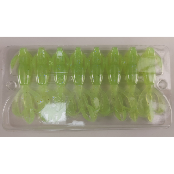 Силікон Keitech Crazy Flapper 2.4" (10 шт/уп),, колір: ea#19 electric chart shad, Довжина силікону: 2.4" (6.1 см), Колір силікону: EA#19 Electric Chart Shad, фото , изображение 8