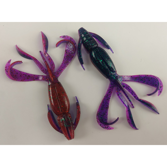 Силикон Keitech Crazy Flapper 3.6" (7 шт/уп), цвет: ea#21 mystic june bug, Длина силикона: 3.6" (9.1 см), Расцветка силикона: EA#21 Mystic June Bug, фото , изображение 5
