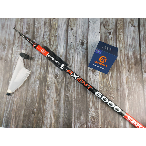 Удилище Brain Axent Carp Bolo 6.00m 50-150g для бокового кивка (болонское, с кольцами, телескопическое), Довжина: 6m, фото , изображение 6