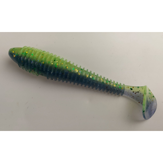 Силікон Keitech Swing Impact FAT 3.3" (7 шт/уп),, колір: ea#17 midnight chart back, Довжина силікону: 3.3" (8.4 см), Колір силікону: EA#17 Midnight Chart Back, фото , изображение 2