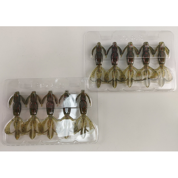 Силікон Keitech Crazy Flapper 2.4" (10 шт/уп),, колір: 208 watermelon pp. red, Довжина силікону: 2.4" (6.1 см), Колір силікону: 208 Watermelon PP. Red, фото , изображение 10