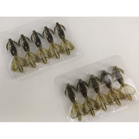 Силікон Keitech Crazy Flapper 2.4" (10 шт/уп),, колір: 208 watermelon pp. red, Довжина силікону: 2.4" (6.1 см), Колір силікону: 208 Watermelon PP. Red, фото , изображение 6