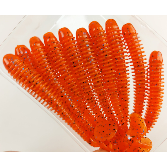 Силікон Keitech Swing Impact 2.5" (10 шт/упак), колір:ea#13 spicy mustard/blue, Довжина силікону: 2.5" (6.3 см), Колір силікону: EA#13 Spicy Mustard/Blue, фото , изображение 10