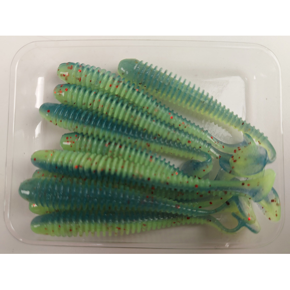 Силікон Keitech Swing Impact 2.5" (10 шт/уп),, колір: ea#20 violet chart red fl, Довжина силікону: 2.5" (6.3 см), Колір силікону: EA#20 Violet Chart Red Fl, фото , изображение 7