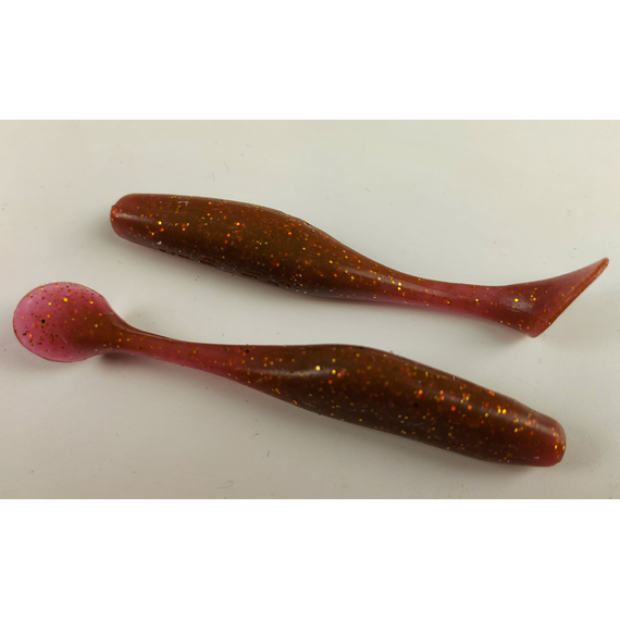 Силікон Select Crazy Shad 4" col.999 (5 шт/упак), Довжина силікону: 4.0" (10.16 см), Колір силікону: 999, фото , изображение 3