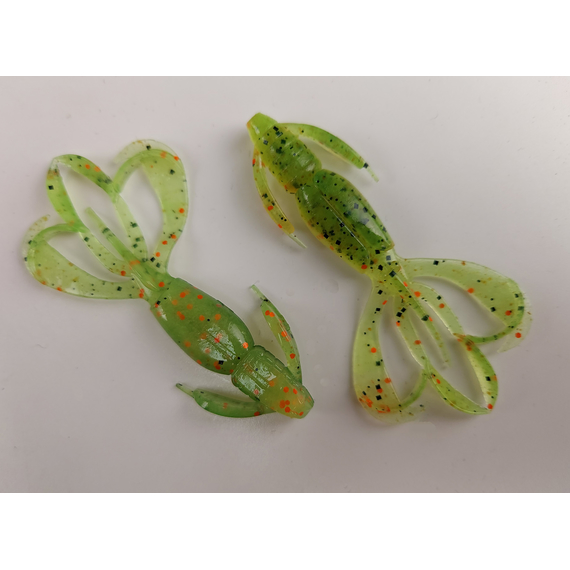 Силікон Keitech Crazy Flapper 2.8" (8 шт/уп), колір: ea#05 hot fire tiger, Довжина силікону: 2.8" (7.1 см), Колір силікону: EA#05 Hot Fire Tiger, фото , изображение 3