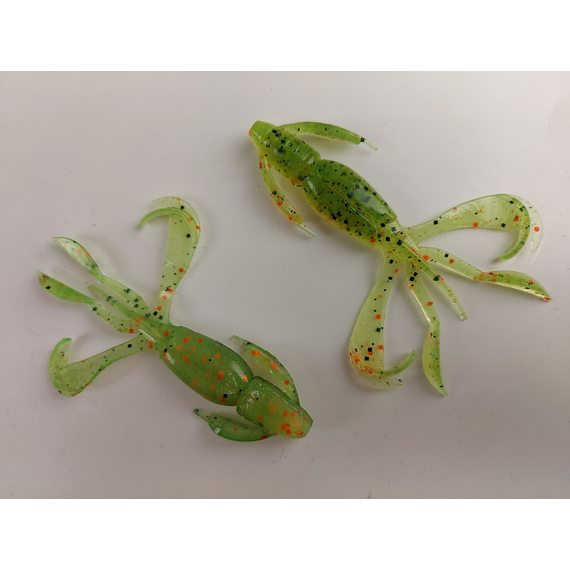 Силікон Keitech Crazy Flapper 2.8" (8 шт/уп), колір: ea#05 hot fire tiger, Довжина силікону: 2.8" (7.1 см), Колір силікону: EA#05 Hot Fire Tiger, фото , изображение 4