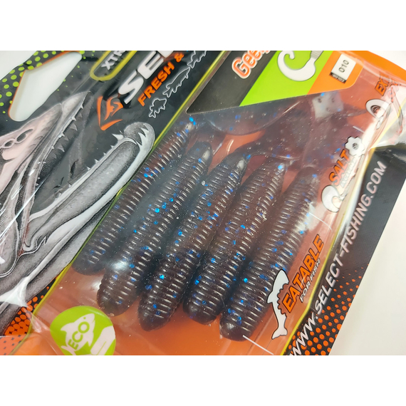 Силікон Select Geely 4" col.010 (5 шт/упак), Довжина силікону: 4.0" (10.16 см), Колір силікону: 010, фото , изображение 9