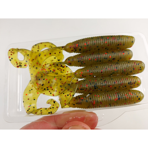 Силікон Select Geely 4" col.002 (5 шт/упак), Довжина силікону: 4.0" (10.16 см), Колір силікону: 002, фото , изображение 8