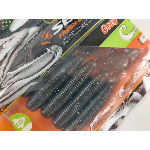 Силікон Select Geely 4" col.102 (5 шт/упак), Довжина силікону: 4.0" (10.16 см), Колір силікону: 102, фото , изображение 7