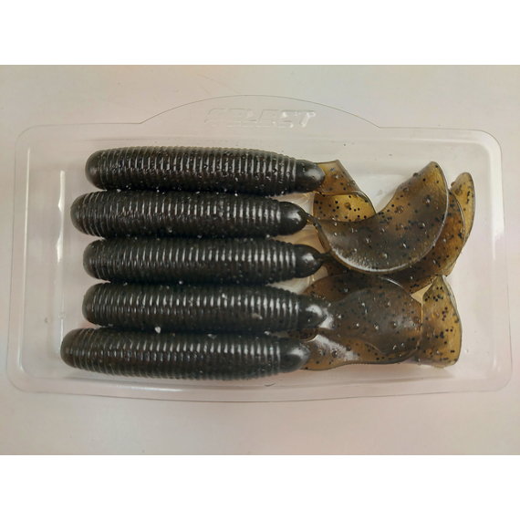 Силікон Select Geely 4" col.102 (5 шт/упак), Довжина силікону: 4.0" (10.16 см), Колір силікону: 102, фото , изображение 9