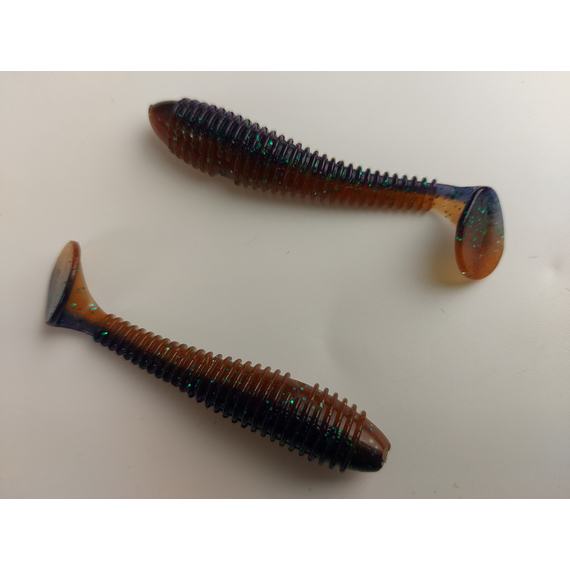 Силикон Select Fatfish 2.4" col.206 (6 шт/упак), Длина силикона: 2.4" (6.1 см), Расцветка силикона: 206, фото , изображение 5