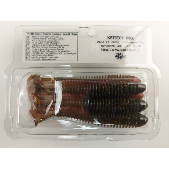 Силікон Keitech Swing Impact 4.5" (6 шт/упак), колір:404 red crawdad, Довжина силікону: 4.5" (11.4 см), Колір силікону: 404 Red Crawdad, фото , изображение 8