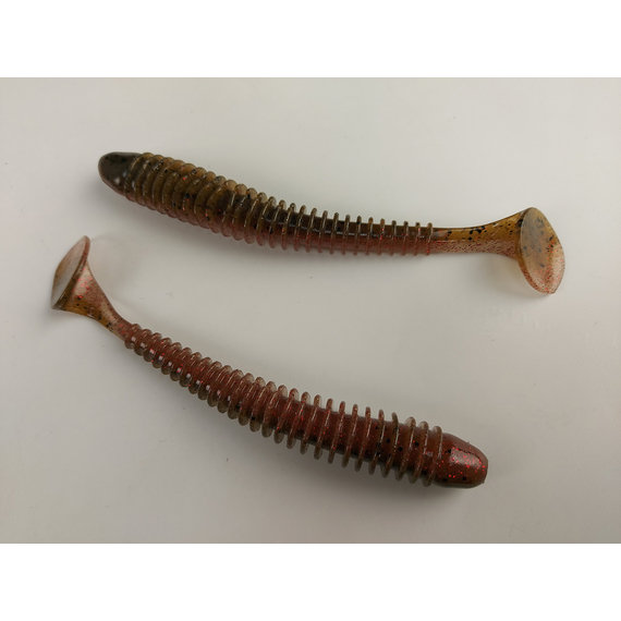 Силікон Keitech Swing Impact 4.5" (6 шт/упак), колір:404 red crawdad, Довжина силікону: 4.5" (11.4 см), Колір силікону: 404 Red Crawdad, фото , изображение 4