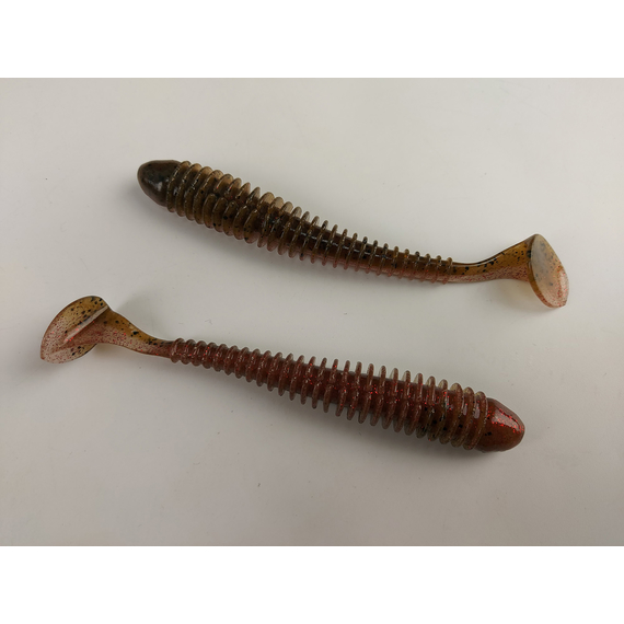 Силікон Keitech Swing Impact 4.5" (6 шт/упак), колір:404 red crawdad, Довжина силікону: 4.5" (11.4 см), Колір силікону: 404 Red Crawdad, фото , изображение 5