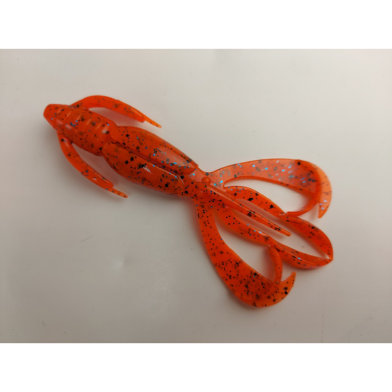 Силикон Keitech Crazy Flapper 3.6" (7 шт/упак) ц:ea#13 spicy mustard/blue, Длина силикона: 3.6" (9.1 см), Расцветка силикона: EA#13 Spicy Mustard/Blue, фото , изображение 2