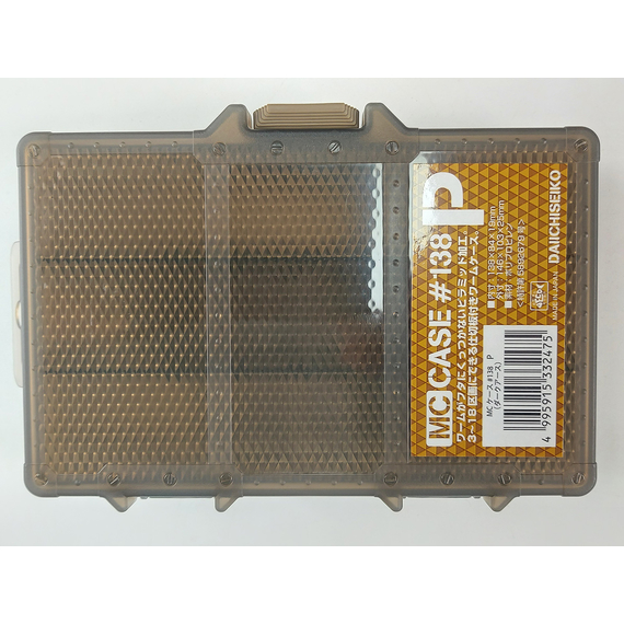 Коробка для снастей DaiichiSeiko MC Case #138P (темно-землистий) — компактна, з надійною фіксацією, фото , изображение 3