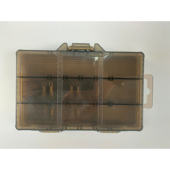 Коробка для снастей DaiichiSeiko MC Case #138P (темно-землистий) — компактна, з надійною фіксацією, фото , изображение 4