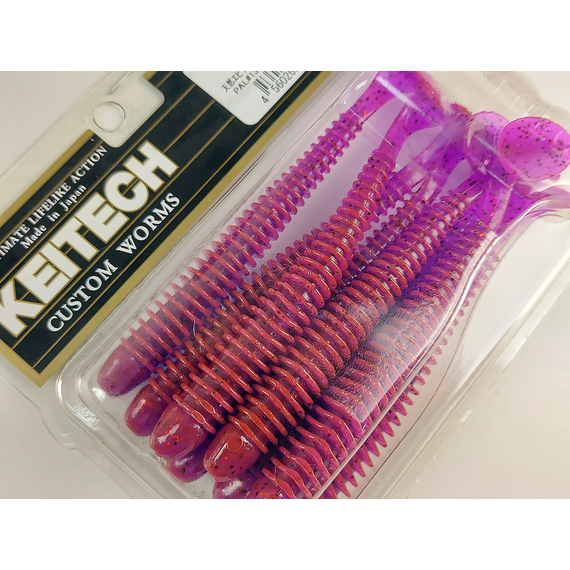 Силикон Keitech Swing Impact 4" (8 шт/упак) ц:pal#13 mistic spice, Длина силикона: 4" (10.2 см), Расцветка силикона: PAL#13 Mistic Spice, фото , изображение 7
