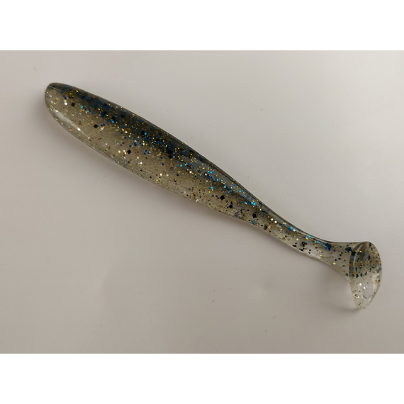 Силикон Keitech Easy Shiner 3.5" ц:418 bluegill flash, Длина силикона: 3.5" (8.9 см), Расцветка силикона: 418 Bluegill Flash, фото , изображение 3