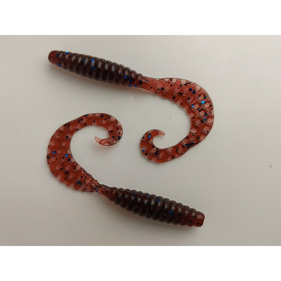 Силікон Select CC-Grub 3.5" col.010 (6 шт/упак), Довжина силікону: 3.5" (8.89 см), Колір силікону: 010, фото , изображение 3