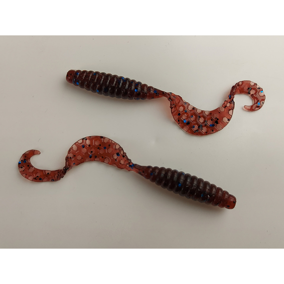 Силікон Select CC-Grub 3.5" col.010 (6 шт/упак), Довжина силікону: 3.5" (8.89 см), Колір силікону: 010, фото , изображение 4