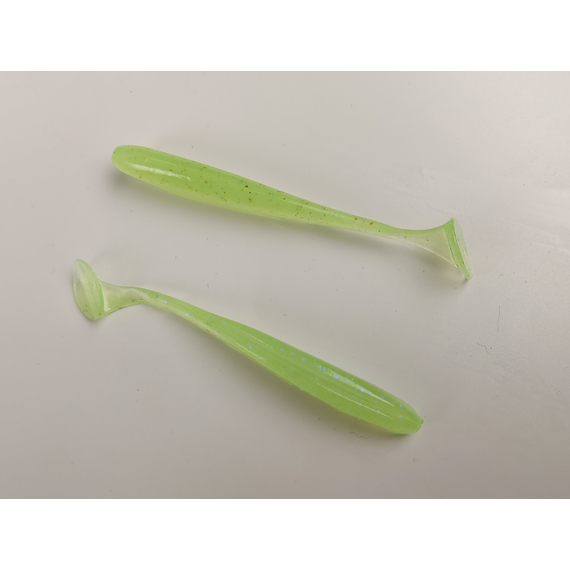 Силікон Keitech Easy Shiner 3" (10 шт/уп),, колір: ea#19 electric chart shad, Довжина силікону: 3" (7.6 см), Колір силікону: EA#19 Electric Chart Shad, фото , изображение 4