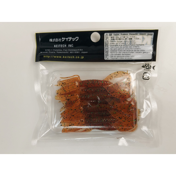 Силікон Keitech Little Spider 2" (8 шт/упак), колір:ea#01 orange pepper, Довжина силікону: 2" (5.1 см), Колір силікону: EA#01 Orange Pepper, фото , изображение 7