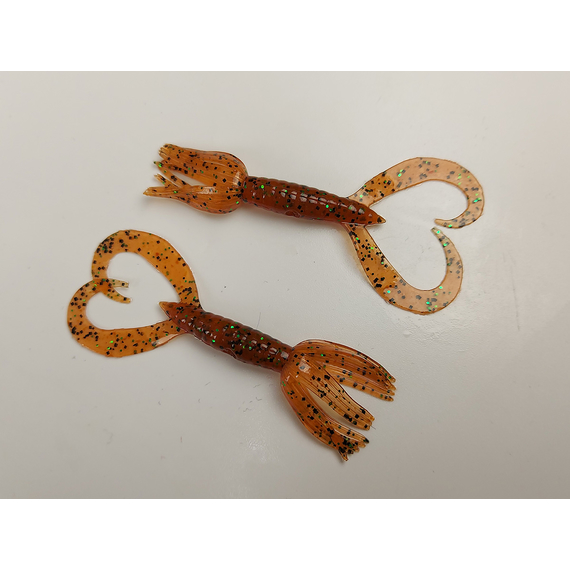 Силікон Keitech Little Spider 2" (8 шт/упак), колір:ea#01 orange pepper, Довжина силікону: 2" (5.1 см), Колір силікону: EA#01 Orange Pepper, фото , изображение 3