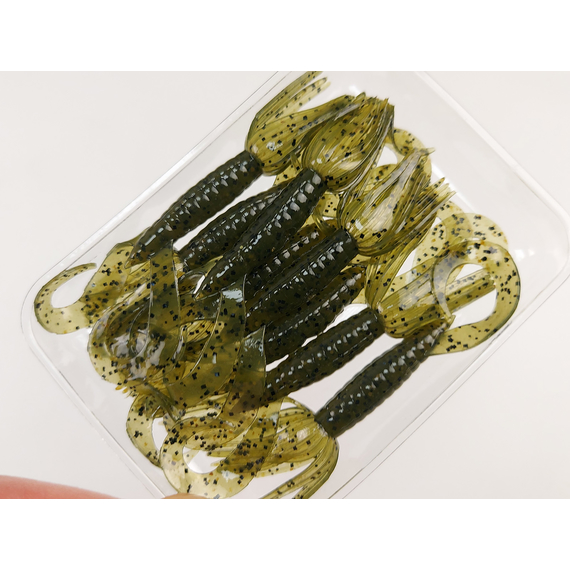 Силикон Keitech Little Spider 2" (8 шт/упак) ц:102 watermelon pp., Длина силикона: 2" (5.1 см), Расцветка силикона: 102 Watermelon PP, фото , изображение 8