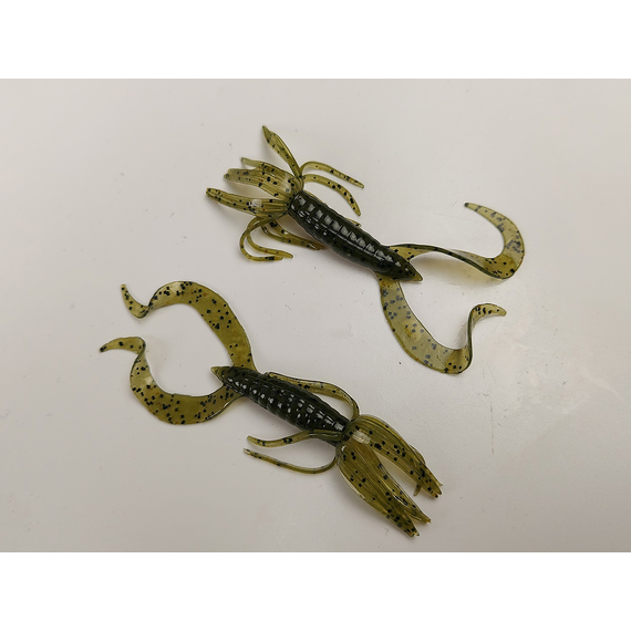 Силикон Keitech Little Spider 2" (8 шт/упак) ц:102 watermelon pp., Длина силикона: 2" (5.1 см), Расцветка силикона: 102 Watermelon PP, фото , изображение 4