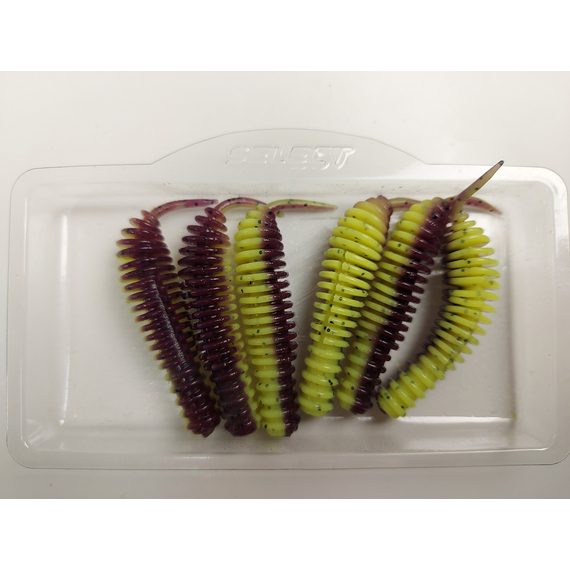 Силікон Select Snack 2.5" col.201 (6 шт/пак), Довжина силікону: 2.5" (6.1 см), Колір силікону: 201, фото , изображение 6