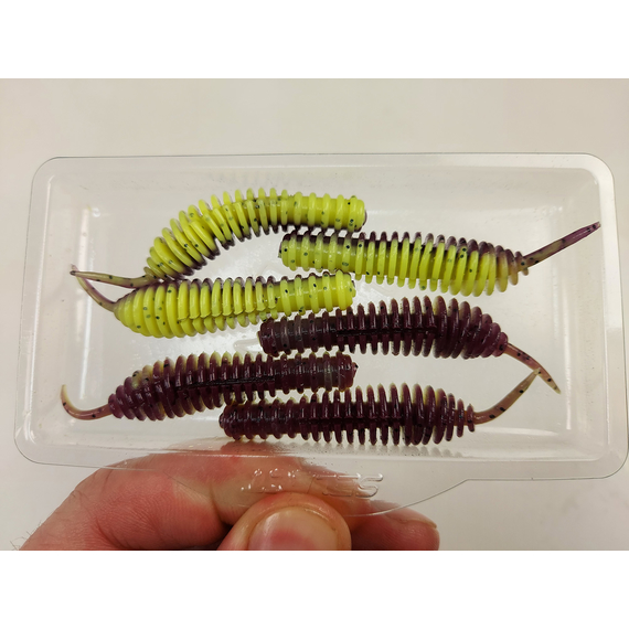 Силікон Select Snack 2.5" col.201 (6 шт/пак), Довжина силікону: 2.5" (6.1 см), Колір силікону: 201, фото , изображение 10