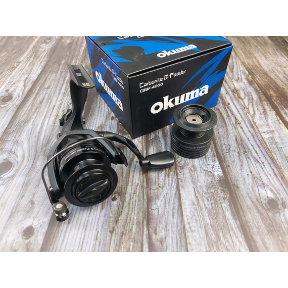 Катушка Okuma Carbonite B-Feeder CBBF-4000, фото , изображение 7