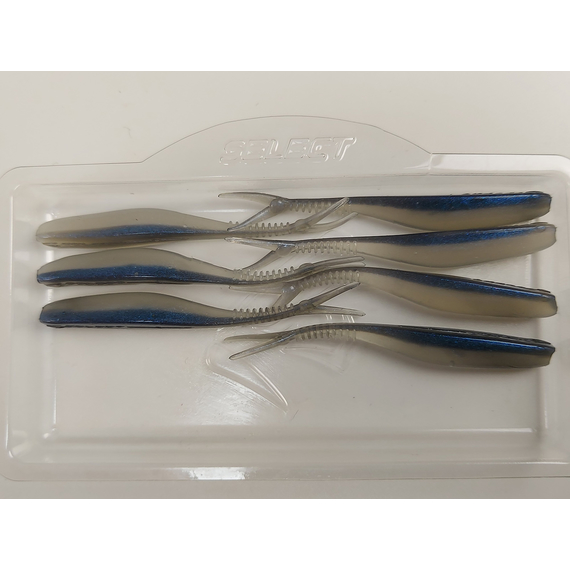 Силікон Select Victim V-Tail 2.5" #301 (7 шт / уп), Довжина силікону: 2.5" (6.1 см), Колір силікону: 301, фото , изображение 6