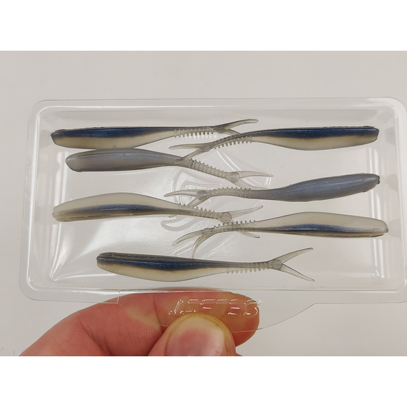 Силікон Select Victim V-Tail 2.5" #301 (7 шт / уп), Довжина силікону: 2.5" (6.1 см), Колір силікону: 301, фото , изображение 8