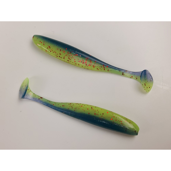 Силікон Keitech Easy Shiner 3.5" (7 шт/уп),, колір: ea#20 violet chart red fl, Довжина силікону: 3.5" (8.9 см), Колір силікону: EA#20 Violet Chart Red Fl, фото , изображение 4