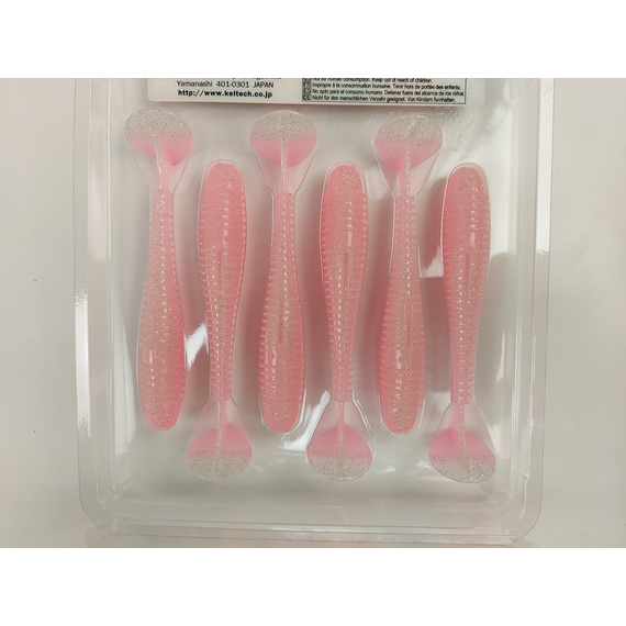 Силікон Keitech Swing Impact FAT 3.8" (6 шт/упак), колір:ea#10 pink silver glow, Довжина силікону: 3.8" (9.7 см), Колір силікону: EA#10 Pink Silver Glow, фото , изображение 9