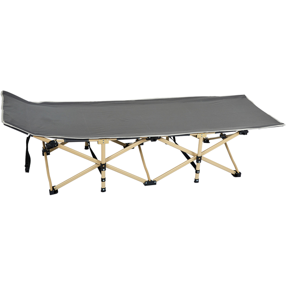 Міцна армійська розкладачка сталева. Розкладачка військова до 150 кг (колір сірий), Конструкція ліжка: Павук (сірий), фото , изображение 2