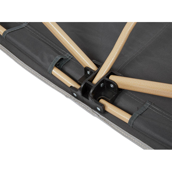 Ліжко розкладне, розкладачка для військових сталева (колір сірий), Конструкція ліжка: Павук (сірий), фото , изображение 8