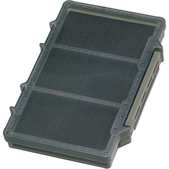 Коробка для снастей DaiichiSeiko MC Case #195S (зелено-сірий) — компактна, з надійною фіксацією, фото 