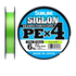 Шнур Sunline Siglon PE х4 300m (салат.) #1.7/0.223mm 30lb/13.0kg, Діаметр: #1.7/0.223mm, Розмотування: 300m, Колір: салатовый, фото 