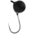 Мормишка вольфрамова Viking Fishing Round 0.19g 2.5mm Black (5шт), Размер/Вес: 2.5мм/0.19г, Колір мормишки: Black, фото 