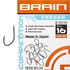 Крючок Brain Feeder B4010 #16 (20 шт/уп) ц:black nickel, фото 