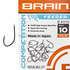 Крючок Brain Feeder B4010 #10 (20 шт/уп) ц:black nickel, фото 